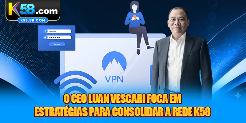 O CEO Luan Vescari foca em estratégias para consolidar a rede K58