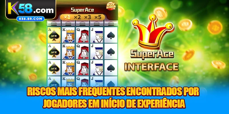 Riscos mais frequentes encontrados por jogadores em início de experiência