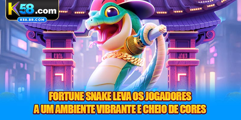 Fortune Snake leva os jogadores a um ambiente vibrante e cheio de cores
